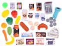 Sklep Supermarket + wózek na zakupy duży zestaw KASA ZA3174