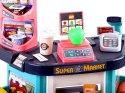 Sklep Supermarket + wózek na zakupy duży zestaw KASA ZA3174