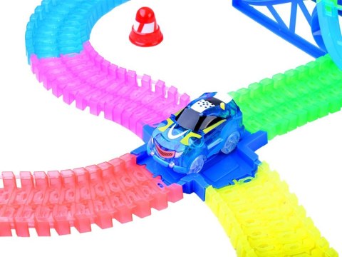 Tor fluo świeci auto na pilota 656cm dźwięk ZA3309 Tor fluo świeci auto na pilota 656cm dźwięk ZA3309