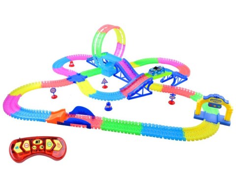 Tor fluo świeci auto na pilota 656cm dźwięk ZA3309 Tor fluo świeci auto na pilota 656cm dźwięk ZA3309