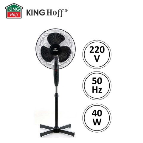WENTYLATOR WIATRAK STOJĄCY PODŁOGOWY KINGCOOL KC-2124 czarny