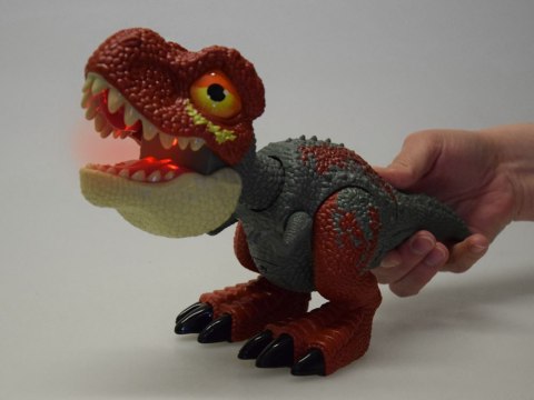Ruchomy DINOZAUR Tyranozaur Rex Dźwięk + światło CZERWONY ZA5589 Ruchomy DINOZAUR Tyranozaur Rex Dźwięk + światło CZERWONY ZA5589