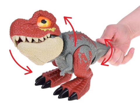 Ruchomy DINOZAUR Tyranozaur Rex Dźwięk + światło CZERWONY ZA5589 Ruchomy DINOZAUR Tyranozaur Rex Dźwięk + światło CZERWONY ZA5589