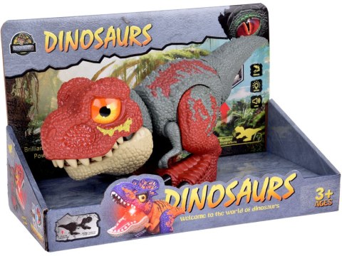 Ruchomy DINOZAUR Tyranozaur Rex Dźwięk + światło CZERWONY ZA5589 Ruchomy DINOZAUR Tyranozaur Rex Dźwięk + światło CZERWONY ZA5589