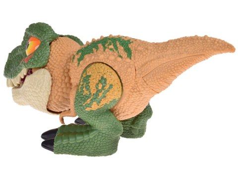 Ruchomy DINOZAUR Tyranozaur Rex Dźwięk + światło ZIELONY ZA5589 Ruchomy DINOZAUR Tyranozaur Rex Dźwięk + światło ZIELONY ZA5589