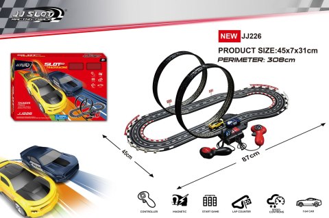 Tor Samochodowy Wyścigowy TRACK SPORT Długość Trasy 308cm