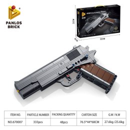 Zestaw Klocków Militaria Pistolet 333el.
