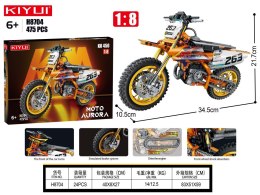 Zestaw Klocków Motor Cross 475el.