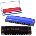 Metalowa HARMONIJKA ustna Organki Bee IN0126