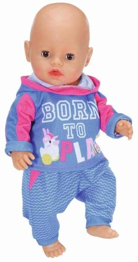 BABY born® Jogging Suits 2 assorted 43cm Dresy do Joggingu 830109