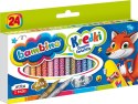Bambino Kredki Z Glinki Kaolinowej 24 Kolorów Zestaw 0218