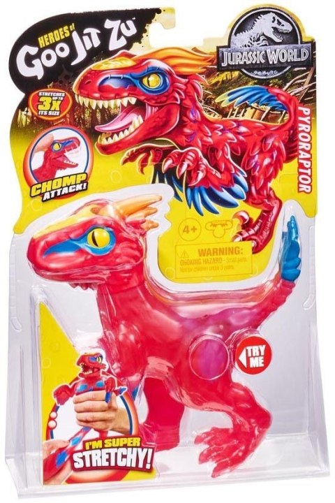 Goo Jit Zu Jurassic World Figurka Pyro Miękka Rozciągliwa 41305