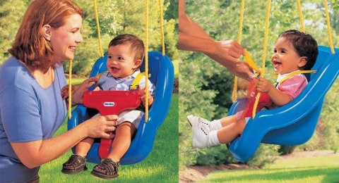 Little Tikes 2-in-1 Snug n Secure™ Swing 4 pk Displayer Huśtawka Niebieska 617973