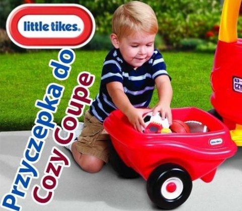 Little Tikes Cozy Coupe Trailer Przyczepka Cozy Coupe 620720 czerwona