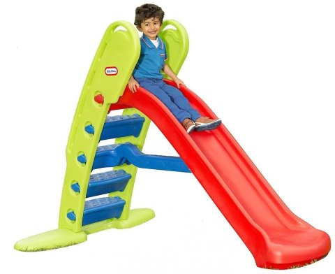 Little Tikes Easy Store Giant Slide Primary Wielka Zjeżdżalnia 180cm 172816 Czerwono-Zielona