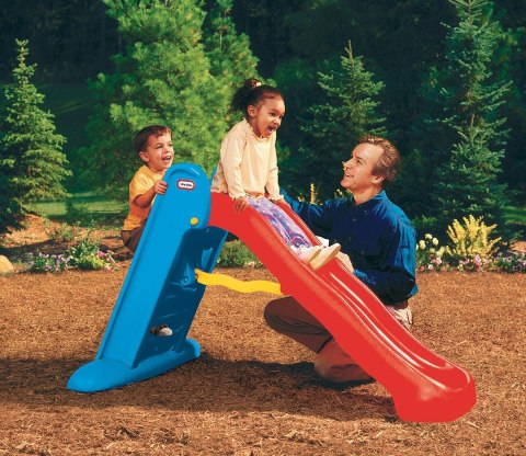Little Tikes Easy Store Large Slide - Primary Duża Zjeżdżalnia 488410060 Niebieska