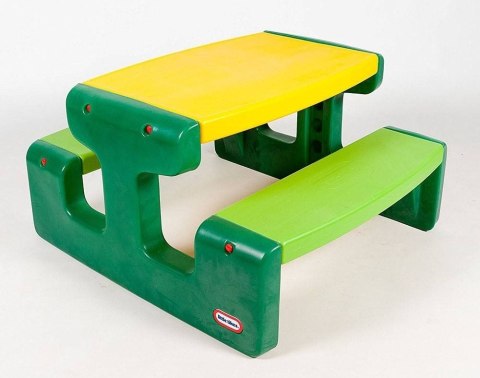 Little Tikes Large Picnic Table - Evergreen Duży Stolik Do Zabawy 466A00060 Zielony