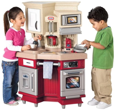 Little Tikes Little Tikes Super Chef Kitchen Ruby Kuchnia Super Szefa 484377 Czerwona