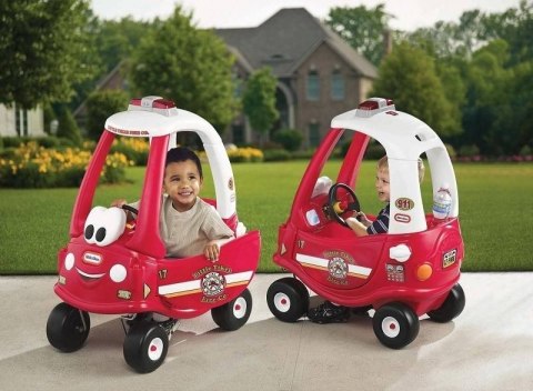 Little Tikes Ride Rescue Cozy Coupe Straż Pożarna Jeździk Pchacz 172502 Czerwony