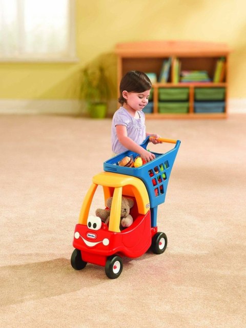 Little Tikes Shopping Cart Cozy Coupe Wózek Na Zakupy 618338 Czerwony