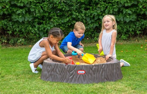 Little Tikes Woodland Sand Pit Piaskownica Pieniek 644658 Brązowa