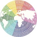 Ravensburger Puzzle 2D: Paleta kolorów. Mandala 500 elementów 17168