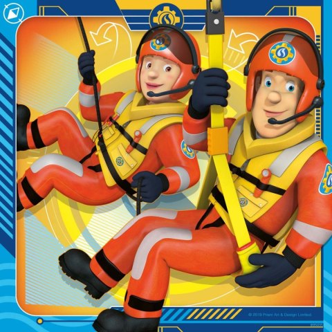 Ravensburger Puzzle dla dzieci 2D: Strażak Sam na ratunek! 3x49 elementów 5077 Ravensburger Puzzle dla dzieci 2D: Strażak Sam na ratunek! 3x49 elementów 5077