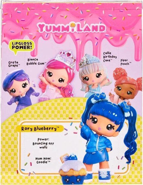 120803EUC Yummiland Large Doll + Lipgloss Pet- Rory Blueberry