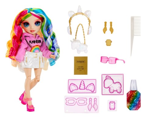 121411-EUC Rainbow High Creative Crystals Fashion Doll- Amaya