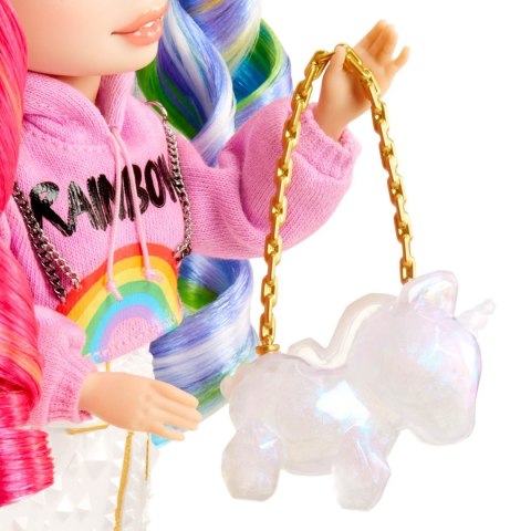 121411-EUC Rainbow High Creative Crystals Fashion Doll- Amaya