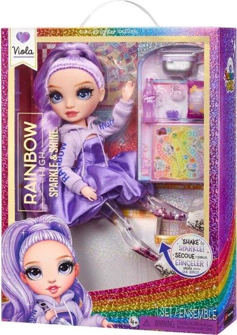 427810-INT Rainbow High Sparkle & Shine Fashion Dolls- VIOLA (Purple)