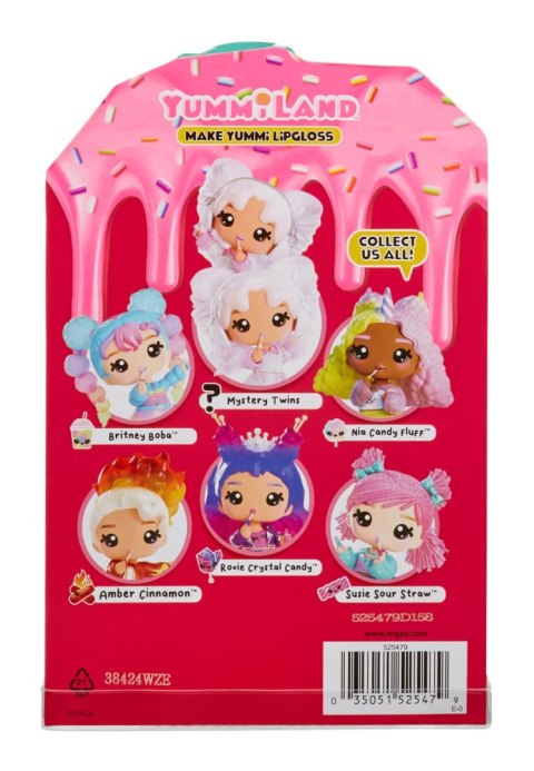 525479X1EUC Yummiland Lip Gloss Doll Series 2- Licorice (Susie Sour Straw) for Sidekick