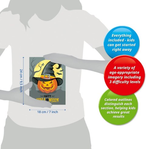 CreArt Wesołego Halloween Malowanie Po Numerach Ravensburger 23712