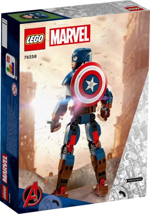 LEGO Marvel Figurka Kapitana Ameryki Do Zbudowania 76258
