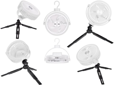 Cichy Wiatrak biurkowy Wentylator Bezprzewodowy USB 3 x nawiew ZA5609