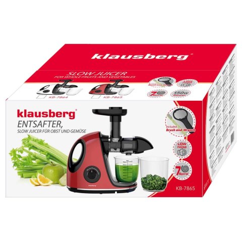 SOKOWIRÓWKA WYCISKARKA WOLNOOBROTOWA KLAUSBERG KB-7865