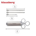 STALOWA NASTRZYKIWARKA 60ml DO PEKLOWANIA MIĘSA KLAUSBERG KB-7842
