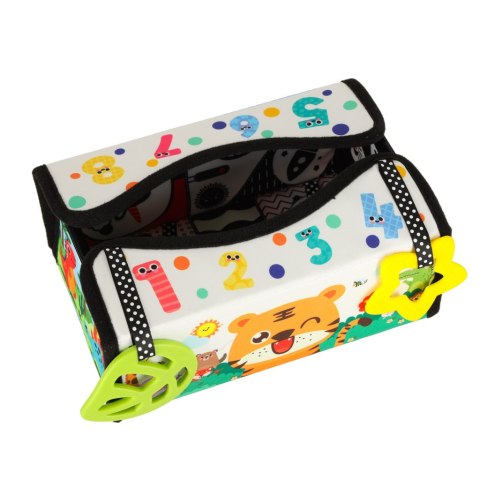 Sorter pudełko z chusteczkami sensoryczne montessori mata 2w1