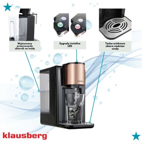 DYSPENSER DOZOWNIK GORĄCEJ WODY 2,2L KLAUSBERG KB-7879