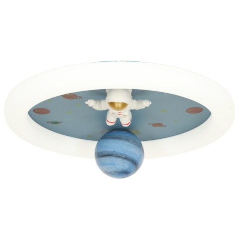 Lampa LED sufitowa plafon do pokoju dziecięcego ściemniana LUMELA + pilot astronauta