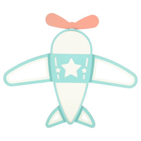 Lampa LED sufitowa plafon do pokoju dziecięcego ściemniana LUMELA + pilot samolot