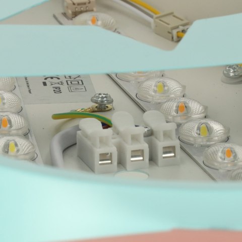 Lampa LED sufitowa plafon do pokoju dziecięcego ściemniana LUMELA + pilot samolot