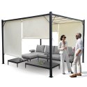 PERGOLA ogrodowa Para Sole ZONA 3x3x2m Wodoodporne zadaszenie ROLETY SP0836