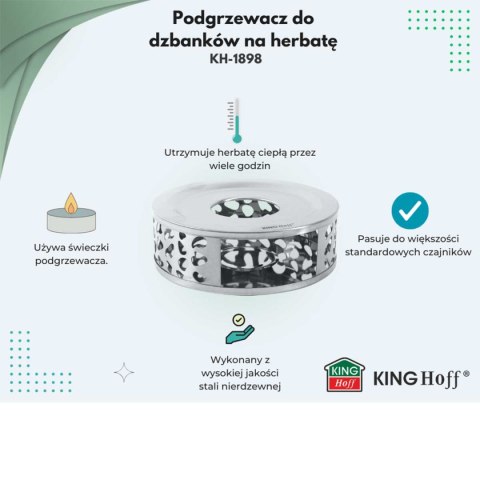 PODGRZEWACZ STALOWY DO ZAPARZACZY DZBANKÓW KINGHOFF KH-1898