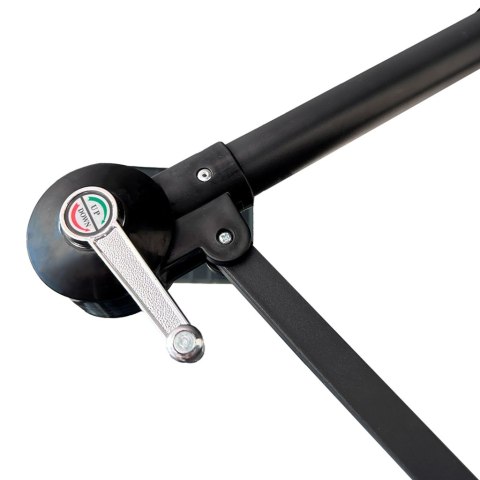 Parasol ogrodowy duży składany z wysięgnikiem 290cm czarny