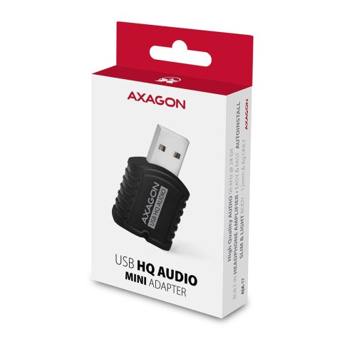 AXAGON | ADA-17 USB - HQ Mini Audio Adapter