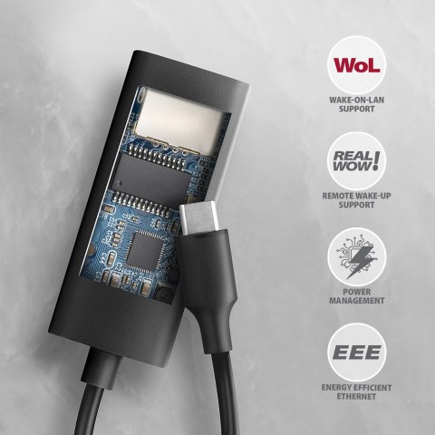AXAGON ADE-ARC USB-C Gigabit Ethernet Adapter