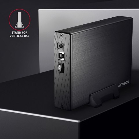 AXAGON | Compact aluminum USB 3.2 Gen 1 external box SATA intended for 3.5" HDD