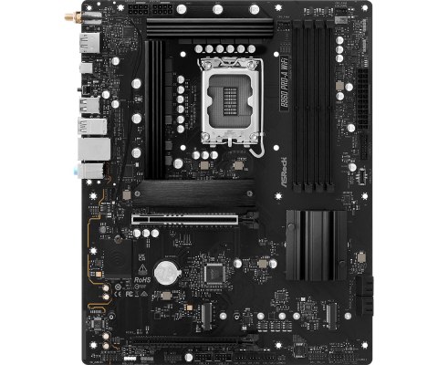 ASRock B860 PRO-A WIFI | Processor family Intel | Processor socket LGA1851 | DDR5 | Supported hard disk drive interfaces SATA, M