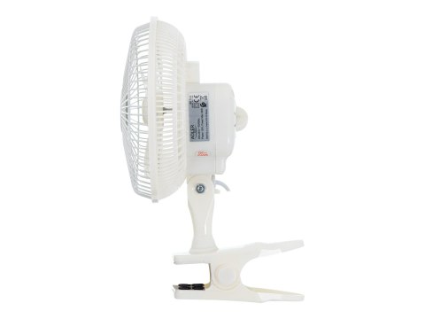 Adler | Fan with clip | AD 7317 | Table Fan | White | Diameter 15 cm | Number of speeds 2 | 30 W | No